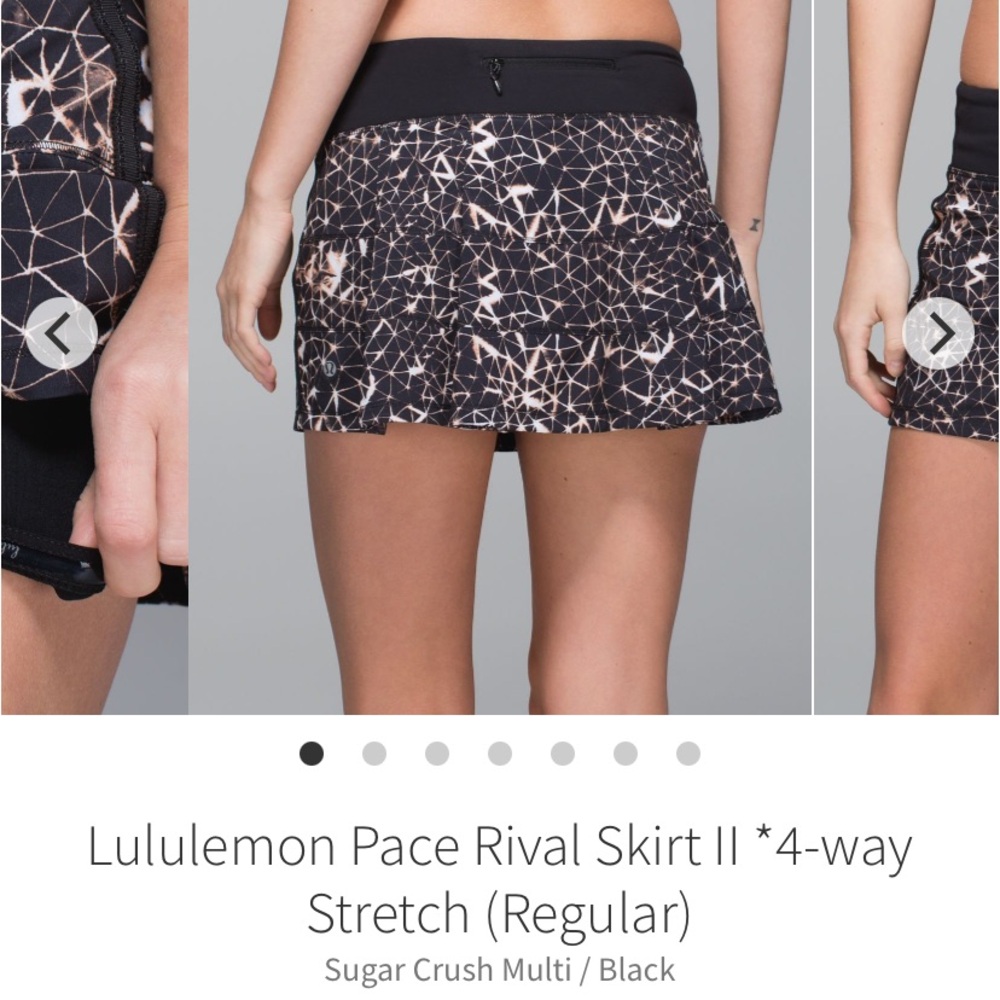 Lululemon Pace Rival Skirt ll